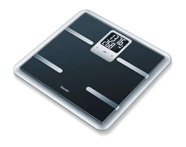 Beurer Glass Body Analysis Scale, Measures Weight, Fat, Water And Muscle Percentages (852547004771)